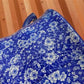 Foot bath - Chinoiserie Foot Bath Bowl, Large Blue Calico Floral Porcelain A28M by The Old Grainery (asian, blue, calico)