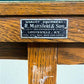 Antique Oak Apothecary Cabinet, Glass Display Case, Tall Store Fixture, Pharmacy