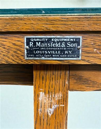 Antique Oak Apothecary Cabinet, Glass Display Case, Tall Store Fixture, Pharmacy
