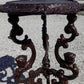 Plant stand - Cast Iron Plant Stand, Inside Outside Victorian Style Occasional End Table by The Old Grainery (32 inch tall...