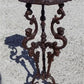 Plant stand - Cast Iron Plant Stand, Inside Outside Victorian Style Occasional End Table by The Old Grainery (32 inch tall...