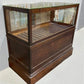 Display Case - Oak Cigar Humidor, Vintage Display Case Cabinet, Glass Store Counter, Showcase by The Old Grainery (country...