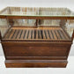Display Case - Oak Cigar Humidor, Vintage Display Case Cabinet, Glass Store Counter, Showcase by The Old Grainery (country...
