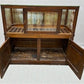 Display Case - Oak Cigar Humidor, Vintage Display Case Cabinet, Glass Store Counter, Showcase by The Old Grainery (country...