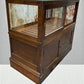 Display Case - Oak Cigar Humidor, Vintage Display Case Cabinet, Glass Store Counter, Showcase by The Old Grainery (country...