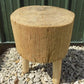 Handmade Rustic Log Stool, 3 Leg Wood Side Table Plant Stand A