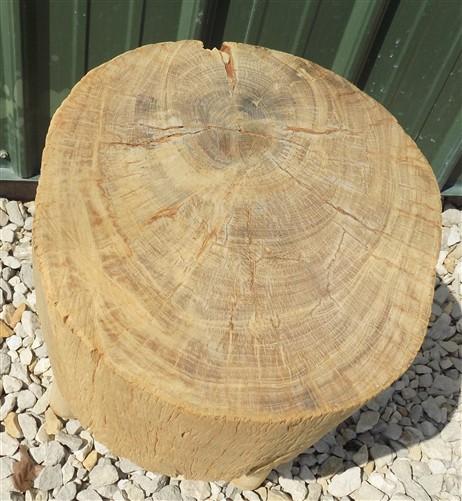 Handmade Rustic Log Stool, 3 Leg Wood Side Table Plant Stand A
