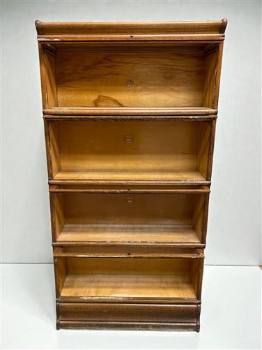 Cabinet - Macey Barrister Bookcase, Vintage Lawyer Cabinet,4 Stack Sliding Door Bookcase A by The Old Grainery (Barrister,...