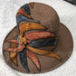 Sun hat - Gage Brothers Womens Sun Hat, Vintage Velvet Embellished Woven Gage Millinery by The Old Grainery (chicage, dres...
