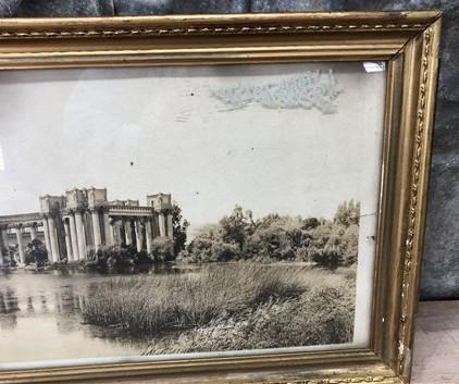 San Francisco Palace of Fine Arts Framed, Vintage Yardlong Wood Picture Frame