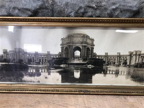 San Francisco Palace of Fine Arts Framed, Vintage Yardlong Wood Picture Frame