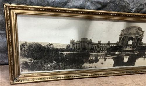 San Francisco Palace of Fine Arts Framed, Vintage Yardlong Wood Picture Frame