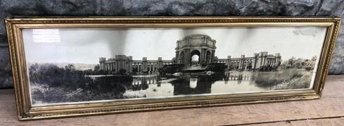 San Francisco Palace of Fine Arts Framed, Vintage Yardlong Wood Picture Frame