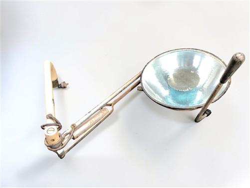 Pelton E&O Dental Exam Operating Light Vintage w/ Adjustable Arm, Steampunk