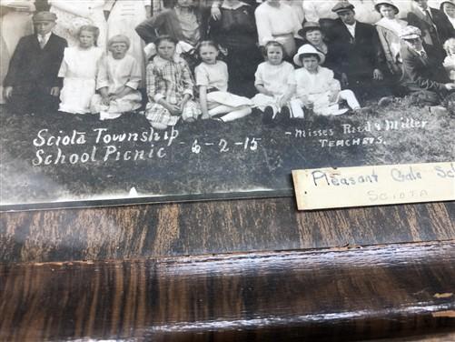 yardlong photo - 1915 Sciota IL Township School Picnic Historical Photo, Antique Yardlong Photo B by The Old Grainery (191...