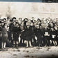 1925 Sciota IL Christian Church Historical Winter Photo, Antique Framed Photo C