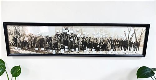 Antique photograph - 1920s Sciota IL Christian Church Names Historical Photo, Antique Framed Photo D by The Old Grainery (...
