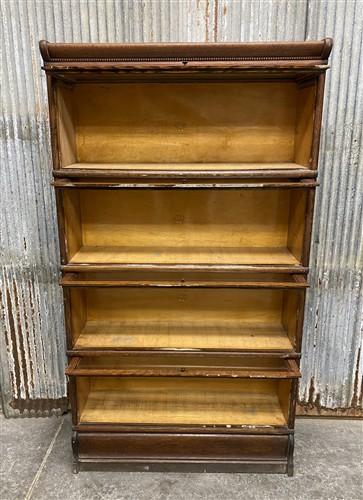 Cabinet - Macey Barrister Bookcase, Vintage Lawyer Cabinet,4 Stack Sliding Door Bookcase B by The Old Grainery (Barrister,...