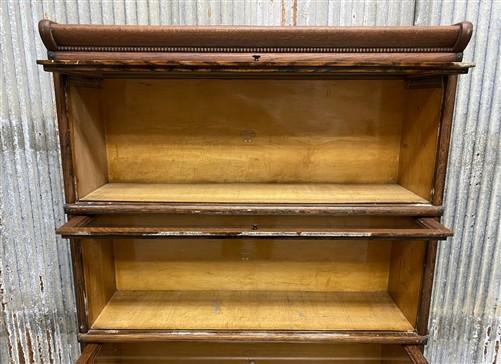 Cabinet - Macey Barrister Bookcase, Vintage Lawyer Cabinet,4 Stack Sliding Door Bookcase B by The Old Grainery (Barrister,...