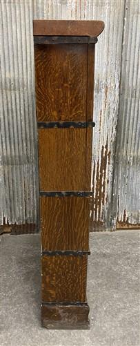 Cabinet - Macey Barrister Bookcase, Vintage Lawyer Cabinet,4 Stack Sliding Door Bookcase B by The Old Grainery (Barrister,...