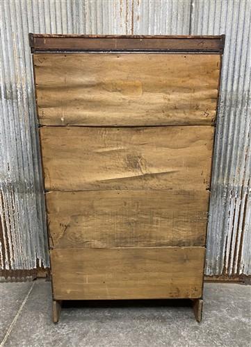 Cabinet - Macey Barrister Bookcase, Vintage Lawyer Cabinet,4 Stack Sliding Door Bookcase B by The Old Grainery (Barrister,...
