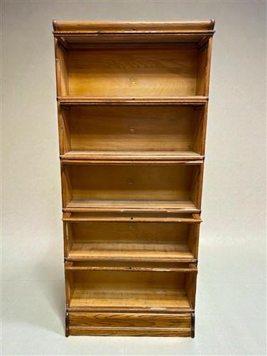 Cabinet - Macey Barrister Bookcase, Vintage Lawyer Cabinet,5 Stack Sliding Door Bookcase C by The Old Grainery (Barrister,...