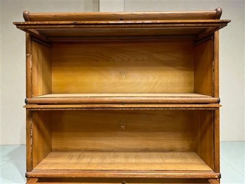 Cabinet - Macey Barrister Bookcase, Vintage Lawyer Cabinet,5 Stack Sliding Door Bookcase C by The Old Grainery (Barrister,...