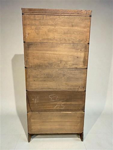 Cabinet - Macey Barrister Bookcase, Vintage Lawyer Cabinet,5 Stack Sliding Door Bookcase C by The Old Grainery (Barrister,...