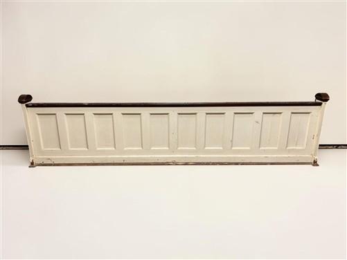 Communion Rail - Pair Church Communion Railings, Vintage 12' Wood Altar Rails, Church Fixture by The Old Grainery (altar r...
