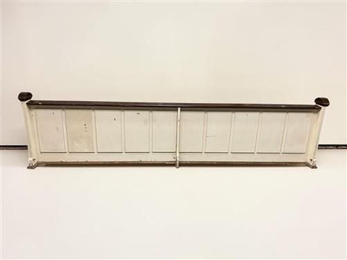 Communion Rail - Pair Church Communion Railings, Vintage 12' Wood Altar Rails, Church Fixture by The Old Grainery (altar r...