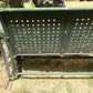 Glider - Metal Porch Glider Bench, Vintage Garden Patio Seat, Green Chippy Paint, Outdoor by The Old Grainery (antique, ga...
