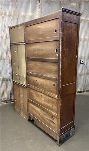 Vintage Cabinet - Hoosier Cabinet, Vintage Kitchen Cupboard, Crackle Finish, China Cabinet, A by The Old Grainery (buffet,...