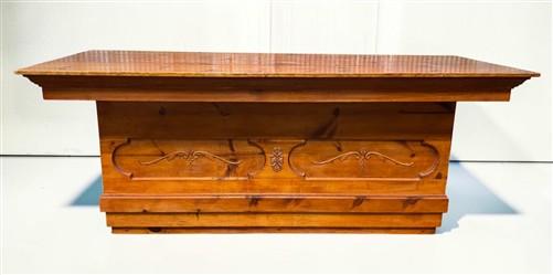 Store Counter - 7'8" Store Counter, Vintage Kitchen Island, Display Table, Tavern Bar Mercantile by The Old Grainery (Bar,...