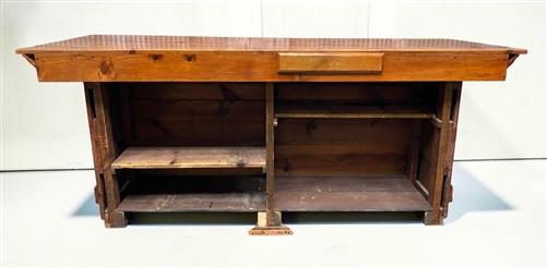 Store Counter - 7'8" Store Counter, Vintage Kitchen Island, Display Table, Tavern Bar Mercantile by The Old Grainery (Bar,...