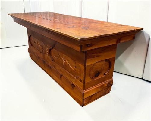 Store Counter - 7'8" Store Counter, Vintage Kitchen Island, Display Table, Tavern Bar Mercantile by The Old Grainery (Bar,...