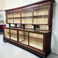 12' Retail Store Display Cabinet, Vintage Backbar, Bookcase, Display Case, E