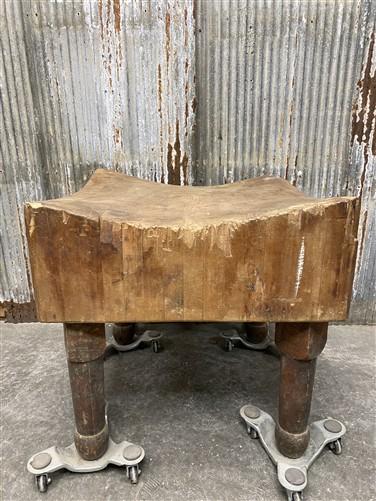 Butcher Block - Vintage Butcher Block Table Countertop, Butcher Block Island, Kitchen Table, C by The Old Grainery (butche...