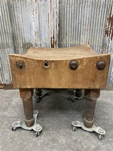 Butcher Block - Vintage Butcher Block Table Countertop, Butcher Block Island, Kitchen Table, C by The Old Grainery (butche...
