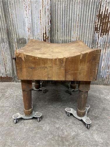 Butcher Block - Vintage Butcher Block Table Countertop, Butcher Block Island, Kitchen Table, C by The Old Grainery (butche...