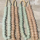 Home Goods - Blue Pink Recycled Glass Beads African Trade Beads, Sea Glass Style, 4 Strands by The Old Grainery (African,...