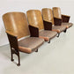 Theater Seats - 4 Padded Folding Theater Seats, Auditorium Theater Seat, Entryway Bench, A53 by The Old Grainery (auditori...