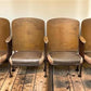 Theater Seats - 4 Padded Folding Theater Seats, Auditorium Theater Seat, Entryway Bench, A54 by The Old Grainery (auditori...