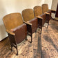 Theater Seats - 4 Padded Folding Theater Seats, Auditorium Theater Seat, Entryway Bench, A54 by The Old Grainery (auditori...