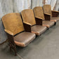 Theater Seats - 4 Padded Folding Theater Seats, Auditorium Theater Seat, Entryway Bench, A55 by The Old Grainery (auditori...
