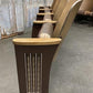 Theater Seats - 4 Padded Folding Theater Seats, Auditorium Theater Seat, Entryway Bench, A55 by The Old Grainery (auditori...