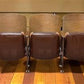 5 Padded Folding Theater Seats, Auditorium Theatre Seat, Entryway Bench D4