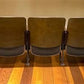 5 Padded Folding Theater Seats, Auditorium Theatre Seat, Entryway Bench D4