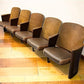 Theater Seats - 5 Padded Folding Theater Seats, Auditorium Theatre Seat, Entryway Bench D5 by The Old Grainery (art deco,...