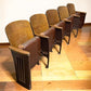 Theater Seats - 5 Padded Folding Theater Seats, Auditorium Theatre Seat, Entryway Bench D5 by The Old Grainery (art deco,...