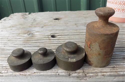 Platform Scale Weights Vintage Metal Hanging Industrial Fairbank Morse Hdwe A38